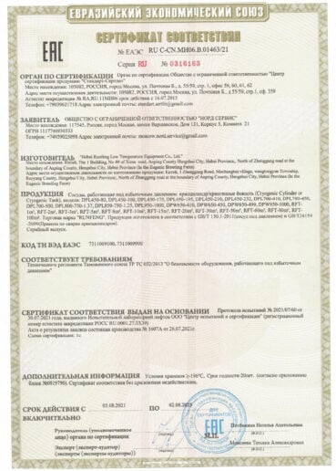 EAC Certificate